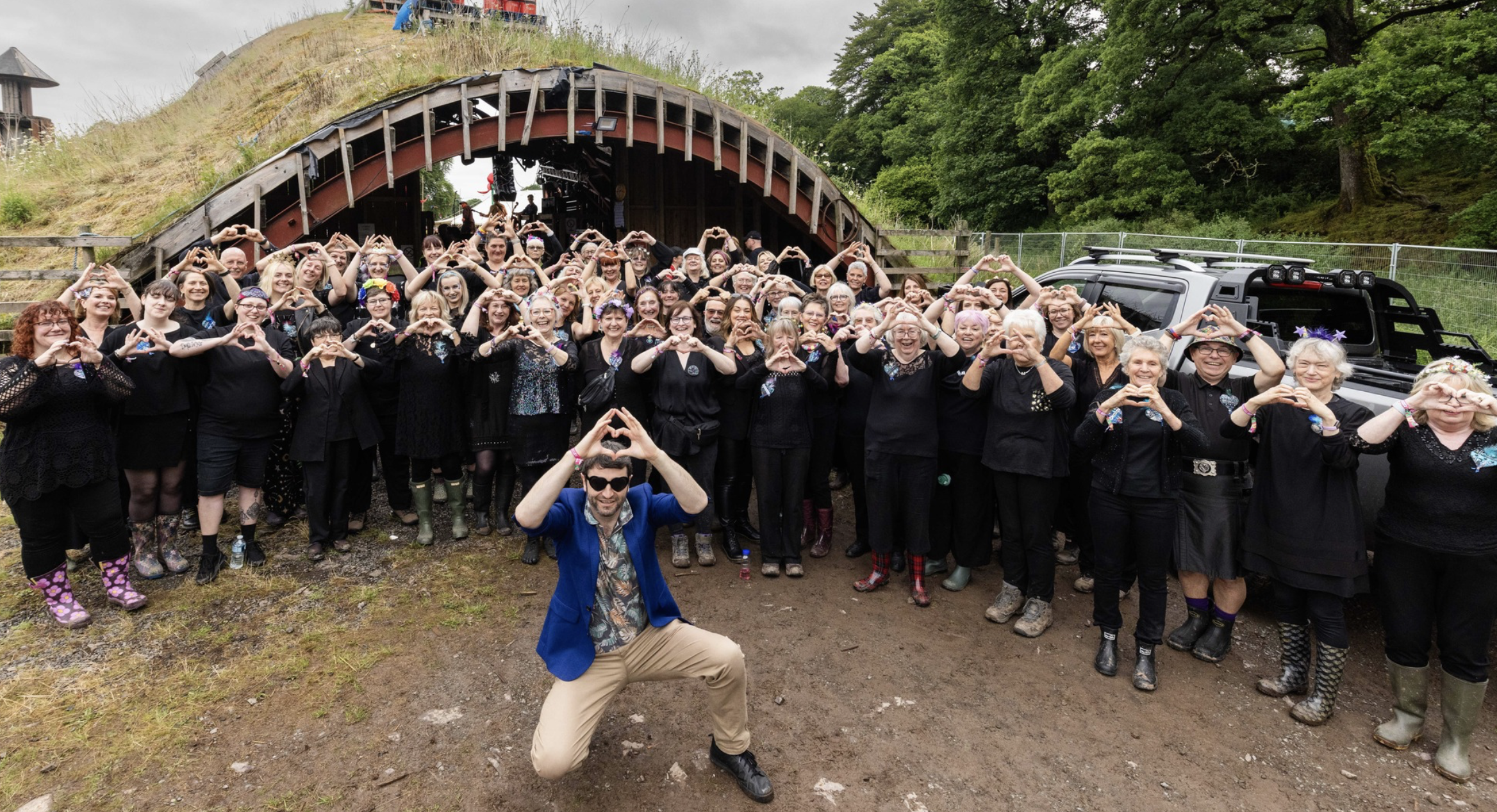 A bulletin board with event posters on it.